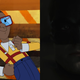 Left: Steven Urkel from a 2019 episode of Scooby-Doo And Guess Who? Right: Some kind of Batted Man (Screenshots: YouTube)